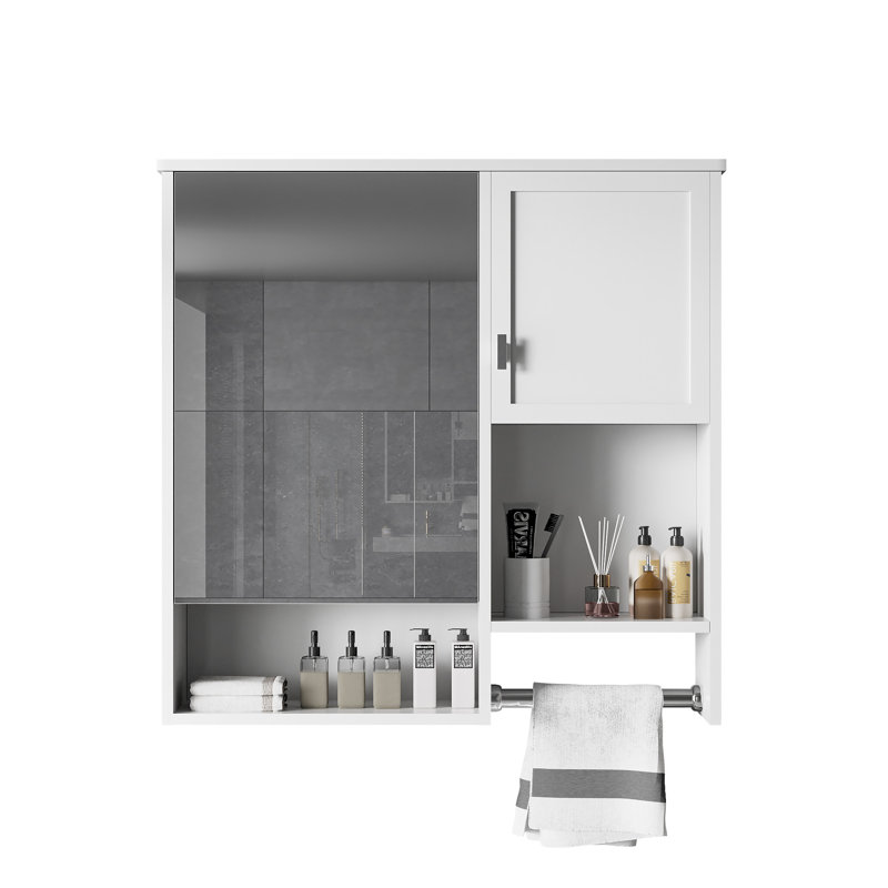 Armoire à pharmacie murale 29 po x 28 po, Blanc
