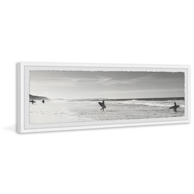 Surfing Is Life 1 Piece Single Picture Frame Wall Art
