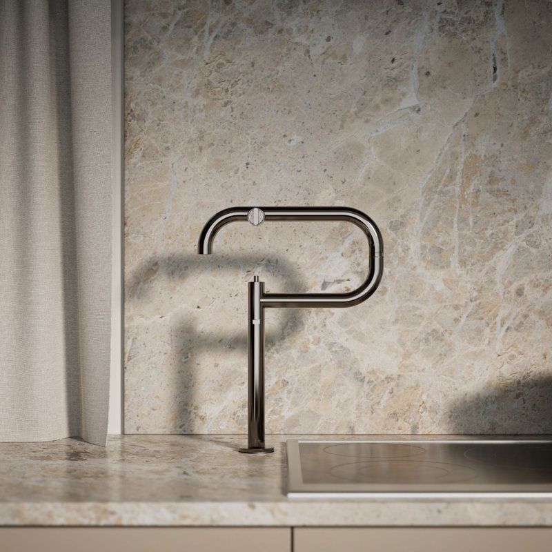 Components® Deck-Mount Pot Filler, Brushed Graphite