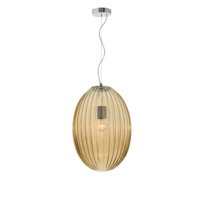 1 - Light Chrome Geometric Pendant