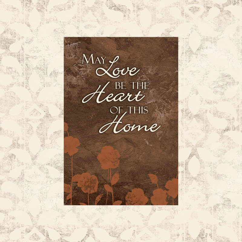 Heart Of This Home - Wrapped Canvas Print, 30cm H x 30cm W