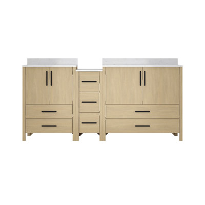 Armoire de meuble-lavabo double 72 po x P 22 po x H 34 po