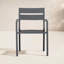 Gold Outdoor Dining Armchair-341044902
