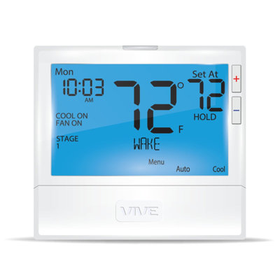Vive - thermostat programmable 5 + 1 + 1 ou 7 jours ou non programmable 3h / 2c