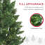 Arbre de Noël 9 pi avec 998 branches, ouverture automatique, base en acier, aiguilles de pin, vert