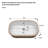 Undermount Rectangular Ceramic Sink
