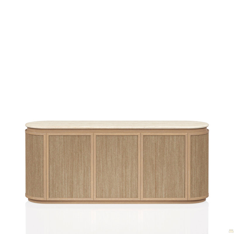 Stone Top and Rope Front Server