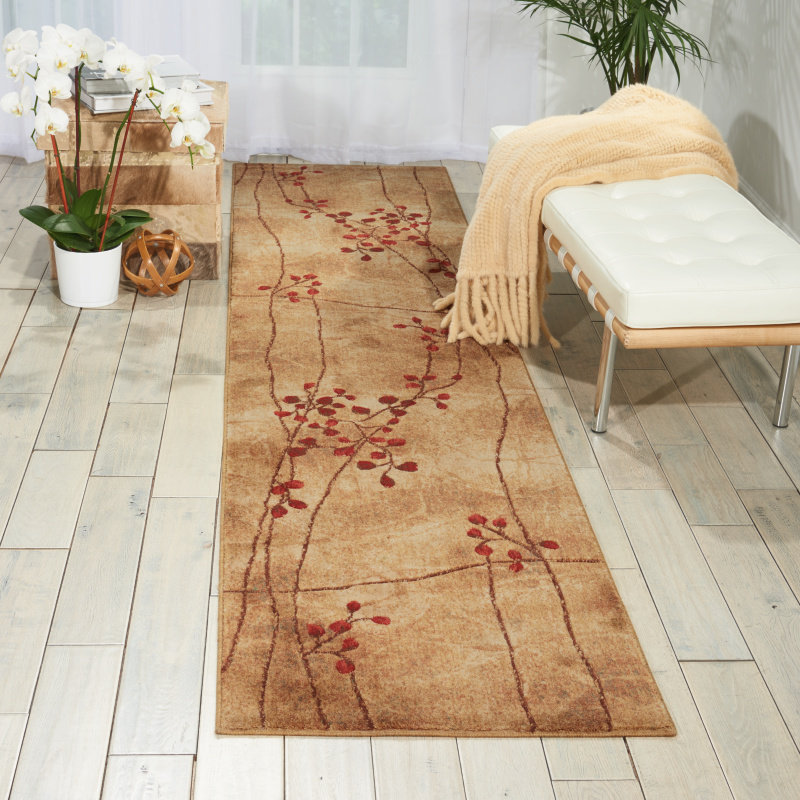 Hartlepool Floral Area Rug, Runner 69 x 305cm