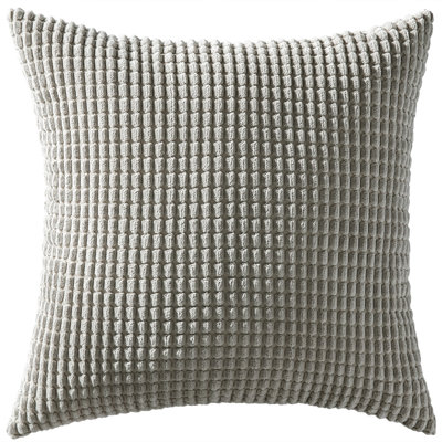 Houndstooth Cotton Blend Reversible Throw Pillow