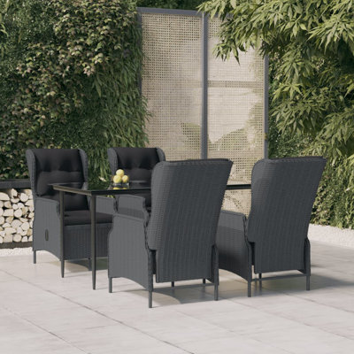 Figuaro Rectangular 4 - Person 63" Long Dining Set with Cushions