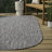 Montalvo Modern Minimalist Radius Corner Solid Gray Indoor/Outdoor Rug-1494374061