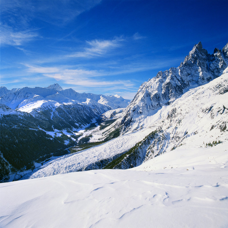 Mountains In The Valley by DarioEgidi - Wrapped Canvas Print, 51cm H x 51cm W x 3.8cm D