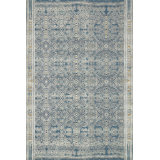 Gali Square Abstract Ocean Indoor/Outdoor Area Rug