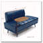 Banc de bout moderne de 55 po de large avec revêtement en similicuir et table d'appoint-1700995959