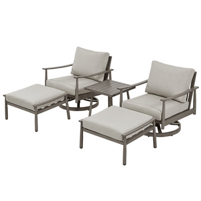 Mariene 2 - Person Patio Conversation Set with Cushions