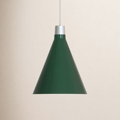 Bower Single Light Aluminium Dimmable Pendant