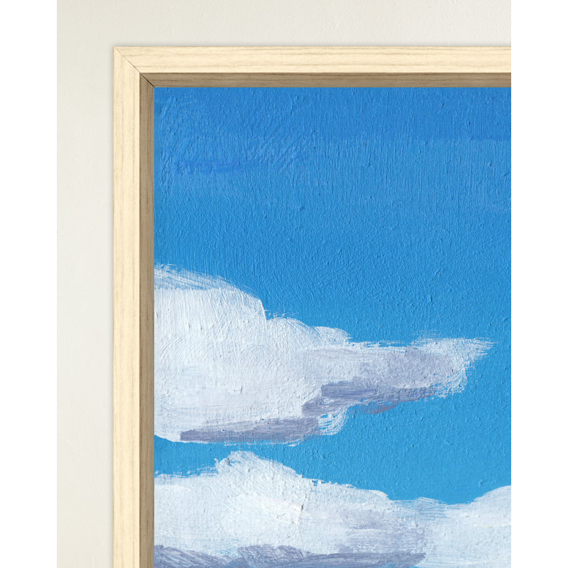 Retour de Lakeview, Non, Toile avec cadre flottant beige