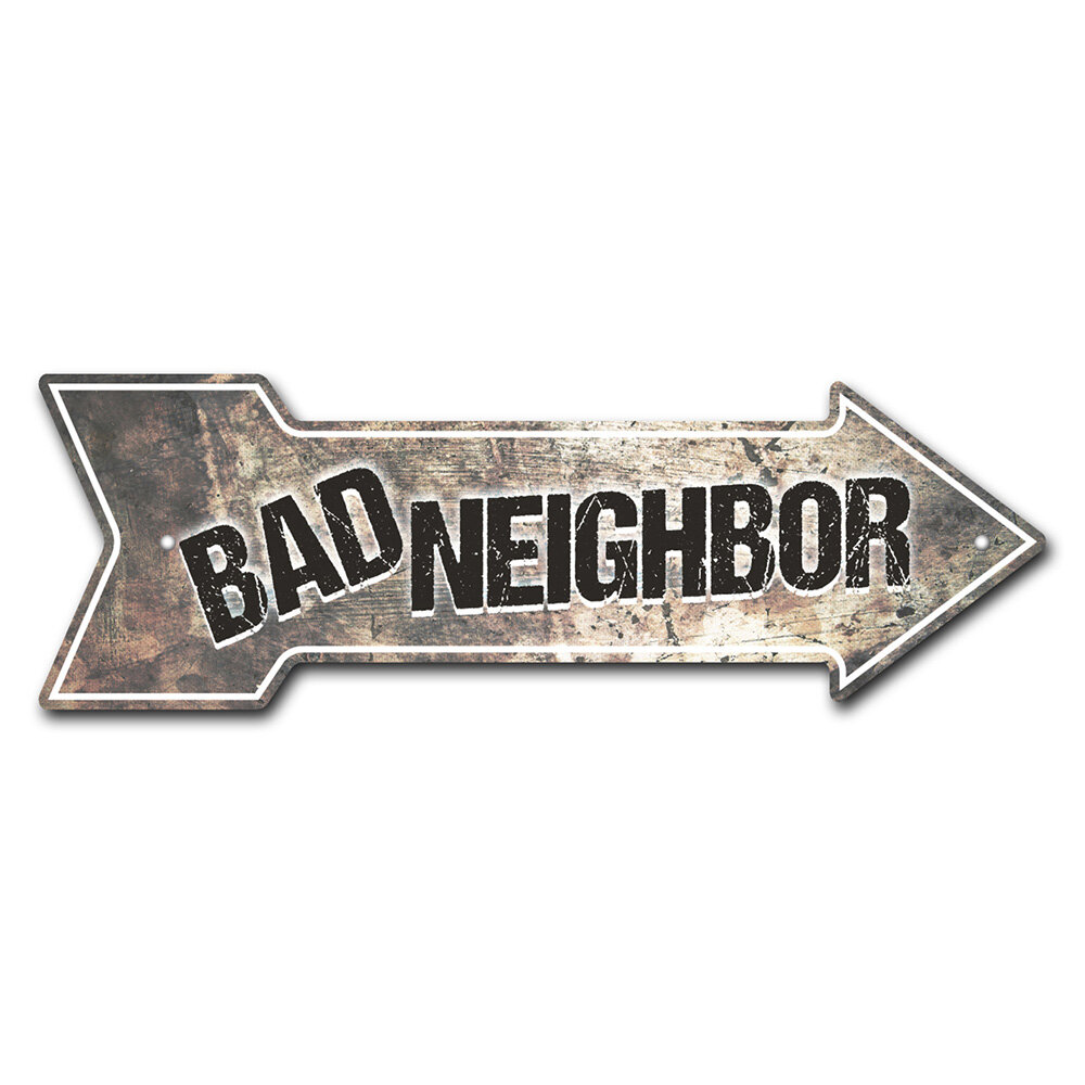 https://assets.wfcdn.com/im/45292077/compr-r85/1413/141320237/bad-neighbor-arrow-removable-decal-funny-home-decor-24-wide.jpg