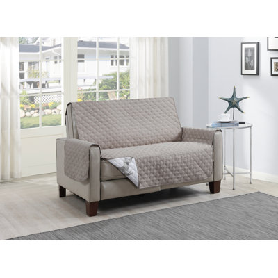 Tamara Polyester T-Cushion Loveseat Slipcover
