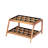 Premium Solid Wood Boot Tray Stand with Natural Coir Mat - Entryway & Mudroom Shoe Organizer-721872377-734386129-721872379