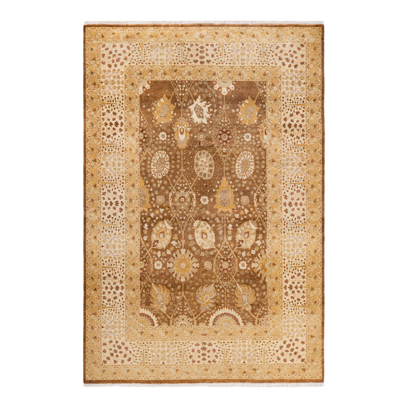 Classic One-of-a-Kind 6' 2" X 9' 2" Hand Knotted Area Rug