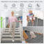 Tapis d'escalier antidérapant Bullnose (ensemble de 14)-296408015
