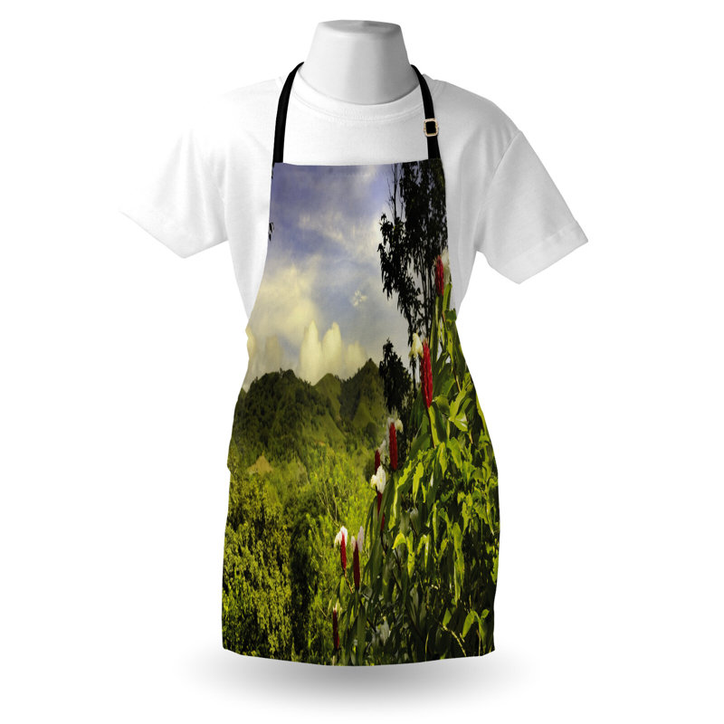 No Pattern Bib Apron