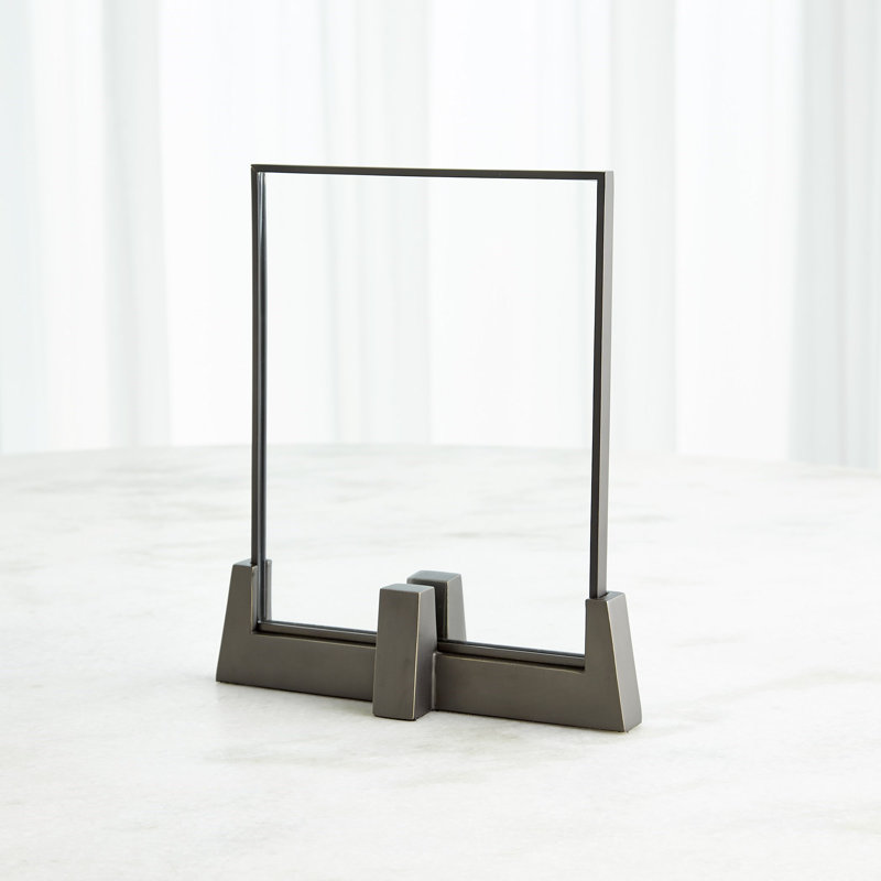 Hestia Picture Frame-Lg, 8" x 10", Gray