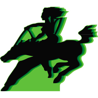 Princess Queen Warrior on Horse Silhouette Cardboard Standup