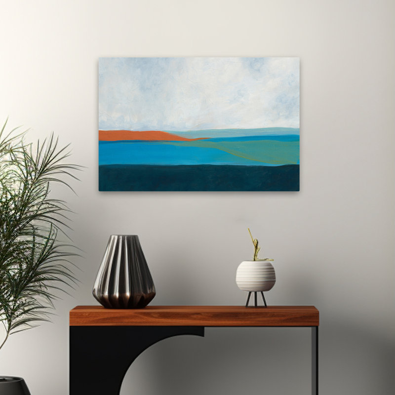 Layered Earth 2 - Abstracts Contemporary Landscapes Art, 24" H x 16" W