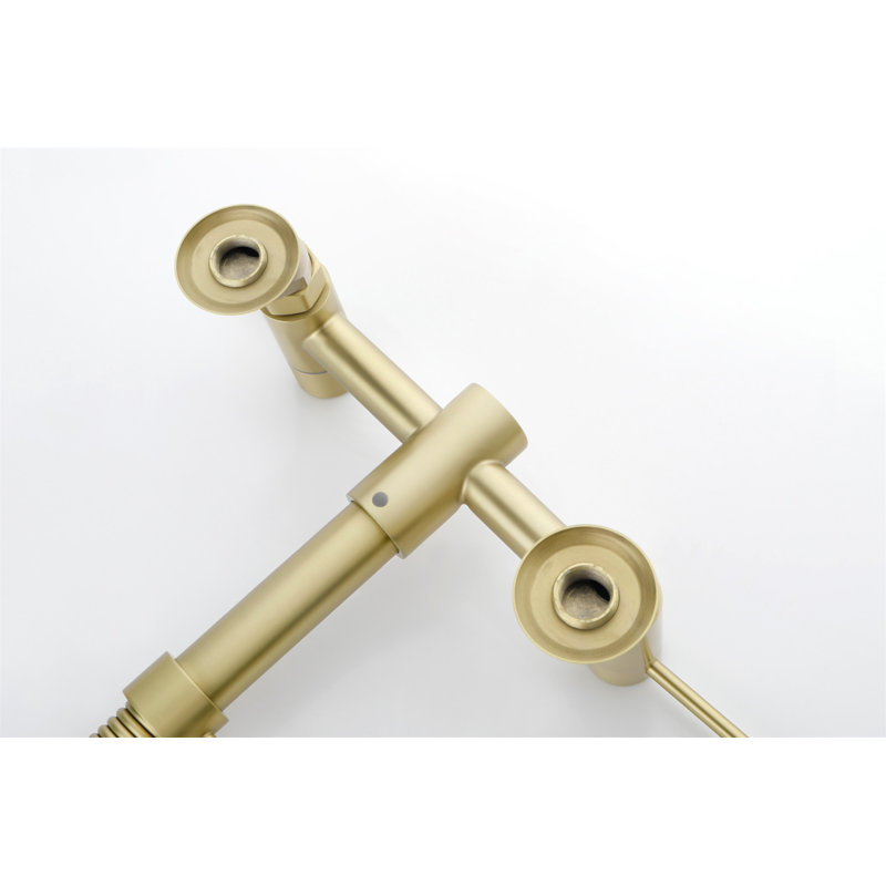 3 Functions Wall Mounted Bridge Kitchen Faucet