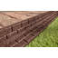 Bordure de jardin en caoutchouc 4 pi Brickface-70821070