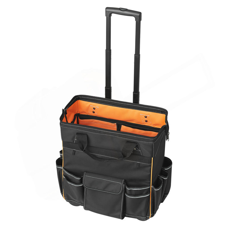 Sac à outils à roulettes avec poignée télescopique à 25 po