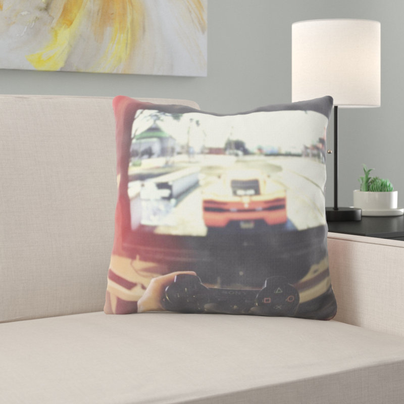Microsuede Throw Pillow