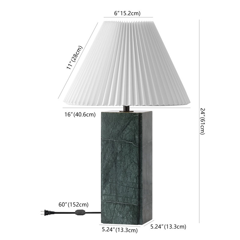 Mackenzie Standard Table Lamp, Dark Green