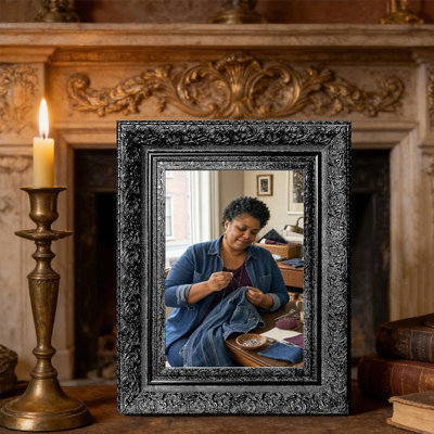 Black 3 PCS 8" x 10" Clean Line Picture Frame with Portrait or Landscape Orientation