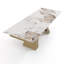 Dahana Extendable Metal Base Dining Table-759794144