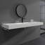 Lavabo de salle de bain mural simple 59 po SMC
