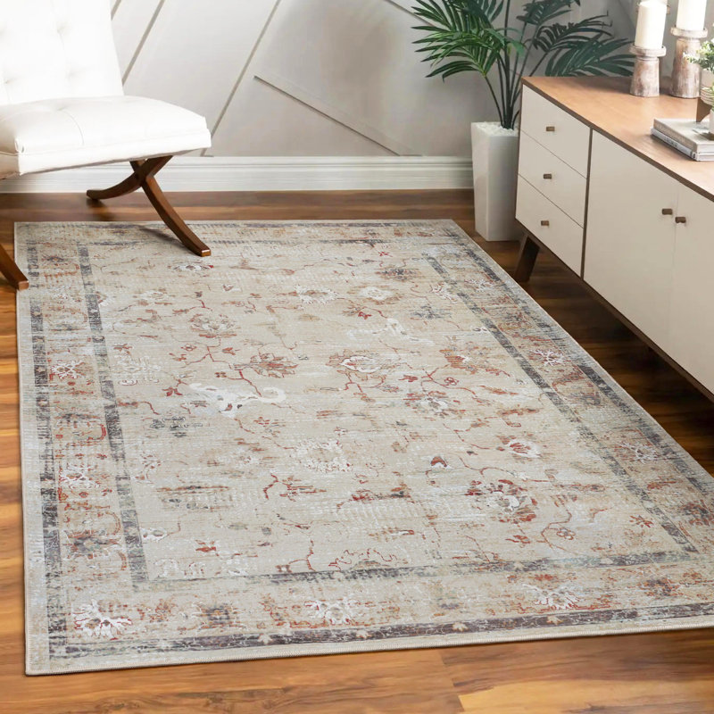 Tapis d'intérieur ou de couloir Abhishak, Rectangle 4 pi x 6 pi