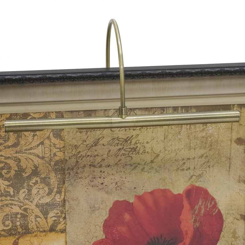 Advent LED Frame Mounted Picture Light, Antique Brass