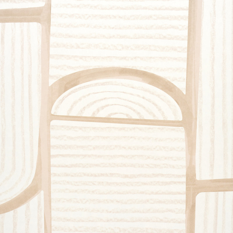 Schumacher x Backdrop Bloomsbury Wallpaper, Warm White