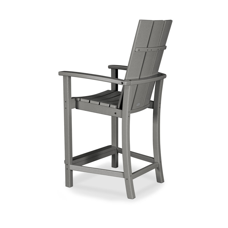 Chaise de comptoir moderne Adirondack en blanc