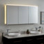 53" Pallas Lighted Medicine Cabinet with Tunable LED and Electrical Outlet-75245425