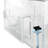 Extra Large Clear Lottery Box on Adjustable Pedestal Floor Stand w/ Pocket, Lock & Keys on Pedestal