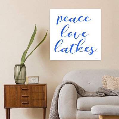 Art contemporain abstrait Peace Peace Latkes