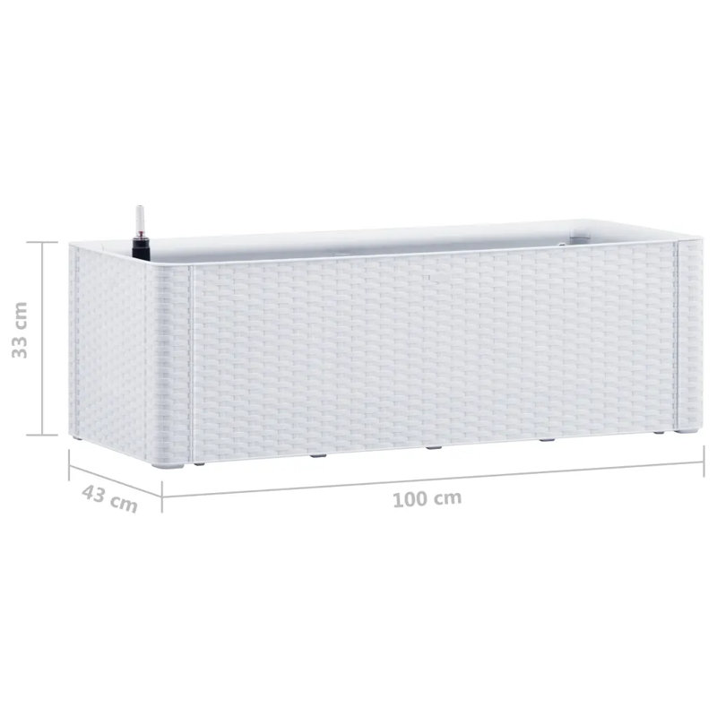Marin Planter Box, White