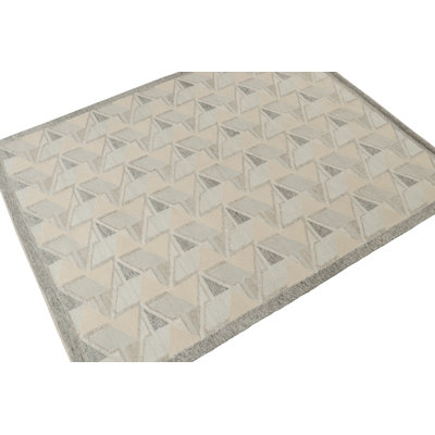 Scandinavian Wool Geometric Area Rug