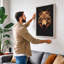 Wolf Portrait Modern - Wrapped Canvas-1277755283-1277755294