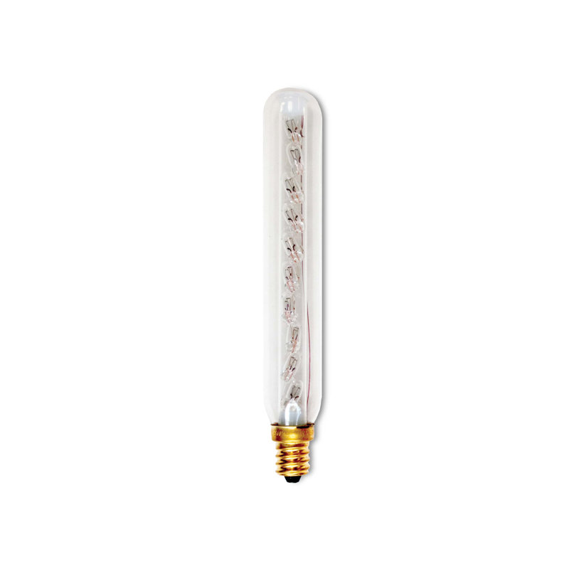 Ampoule incandescente à culot variable 9 watts T6.5 2700K E17 / culot intermédiaire