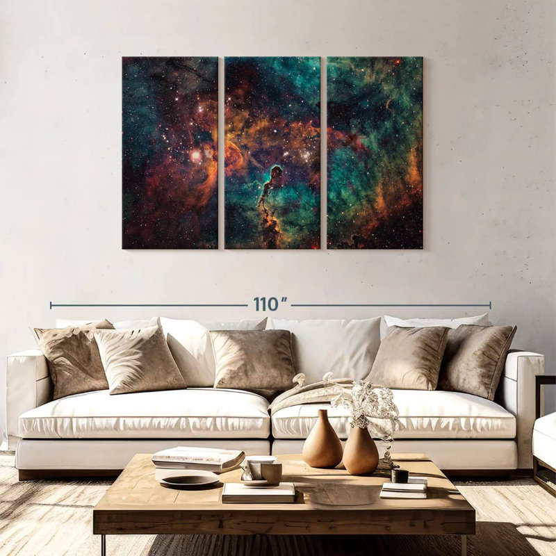 Oberle Deep Space Nebula, 48" H x 74" W